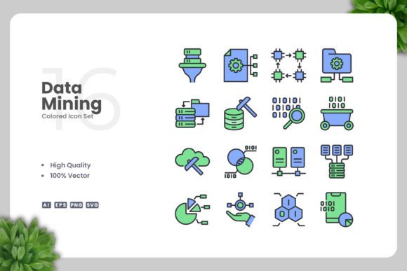 Data Mining Color Icons Embroidery Review