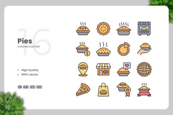 Pies Colored Icons: A Designer’s Review of These Graphics and Icons