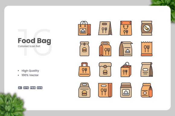 Review: Food Bag Color Icons for Embroidery Projects