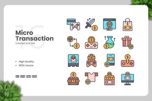 Review: Microtransaction Colored Icons for Embroidery