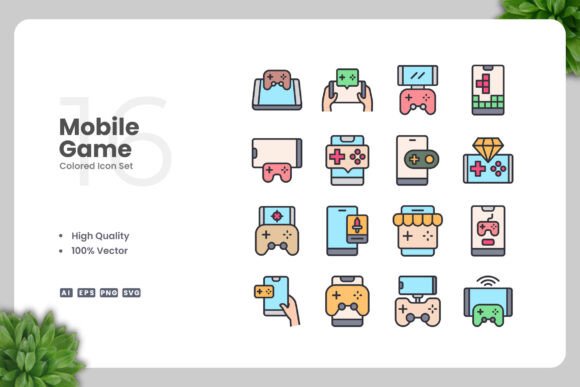 Review: Mobile Game Colored Icons for Embroidery