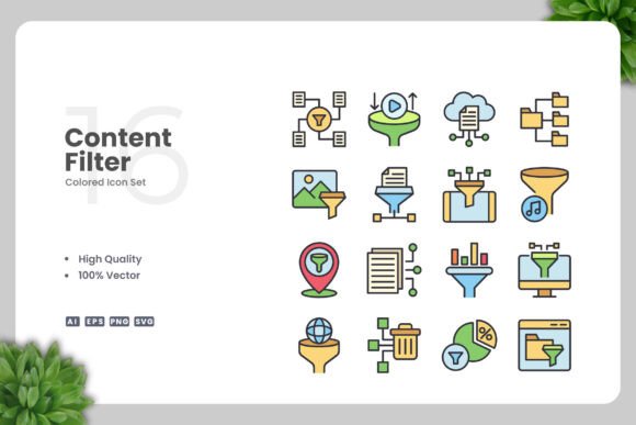 Reviewing Content Filter Color Icons for Embroidery